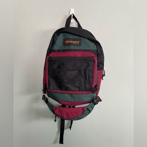 Rucksack International Red and Green Outdoor Backpack and Fanny Pack Combo